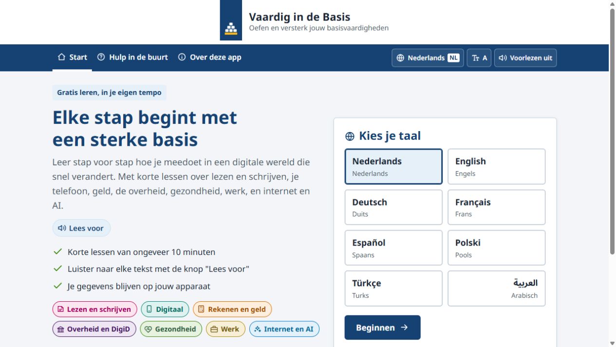 Vaardig in de Basis: elke stap begint met een sterke basis